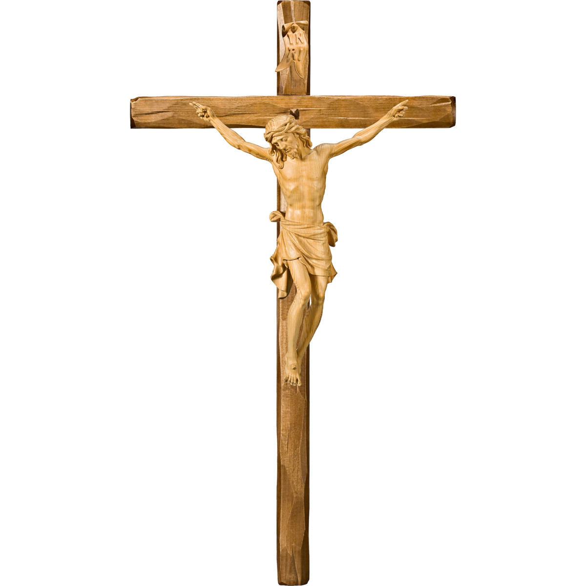 Cristo Pisa en cruz recta